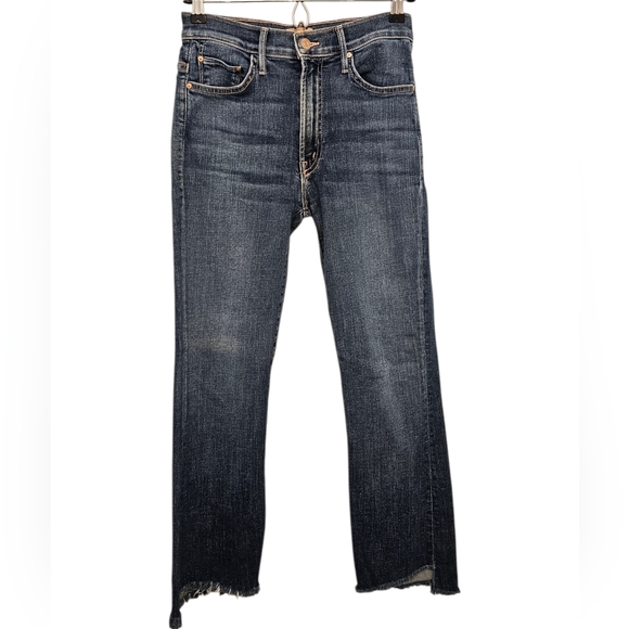 Mother Insider Crop Step Fray Girl Crush Size 27 - Picture 1 of 12